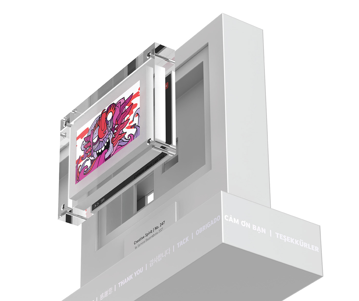 Gift box，Graphic Artist Designer，packing design，art gallery，Youtube，NFT，