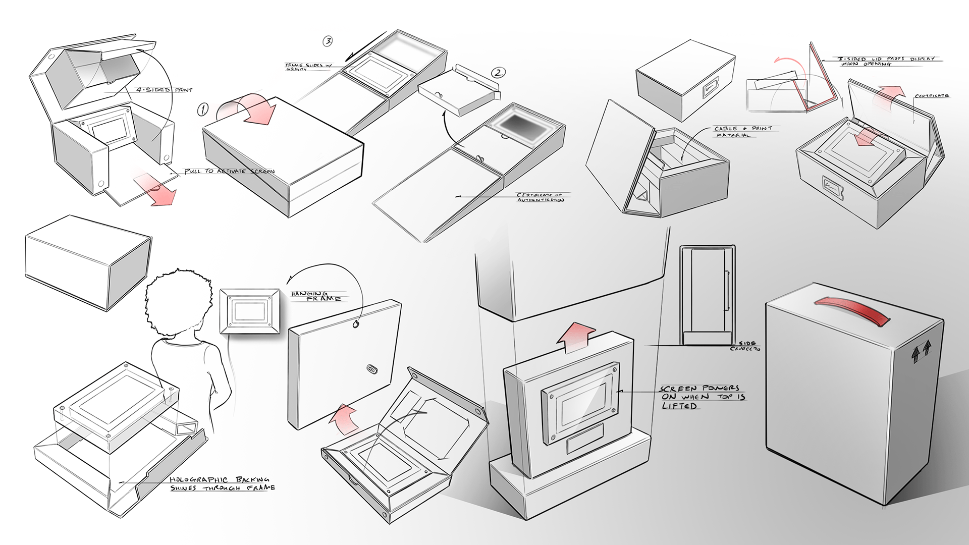 Gift box，Graphic Artist Designer，packing design，art gallery，Youtube，NFT，