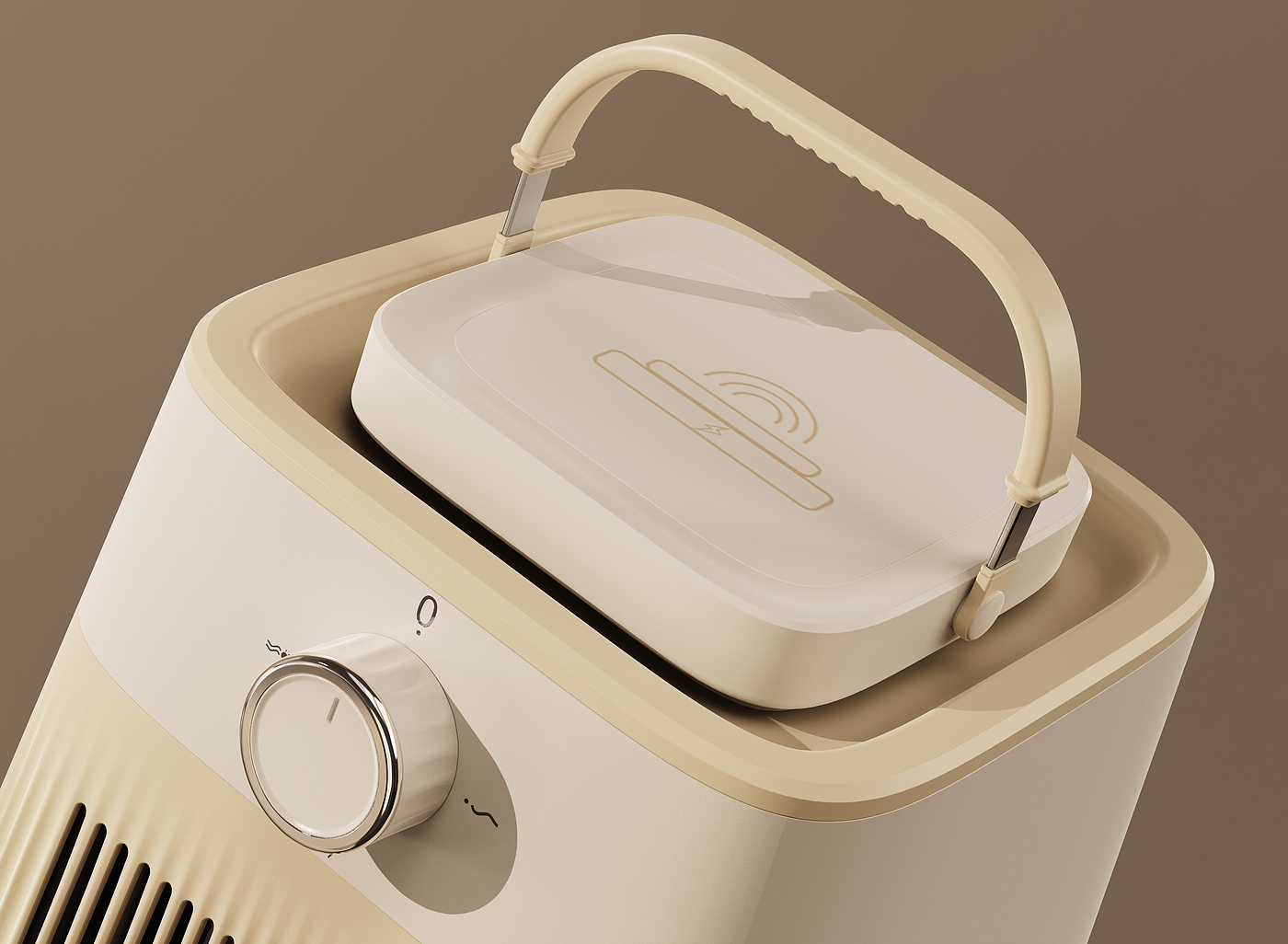 Air heater，Convenient multi-function，Wireless charging，outdoors，
