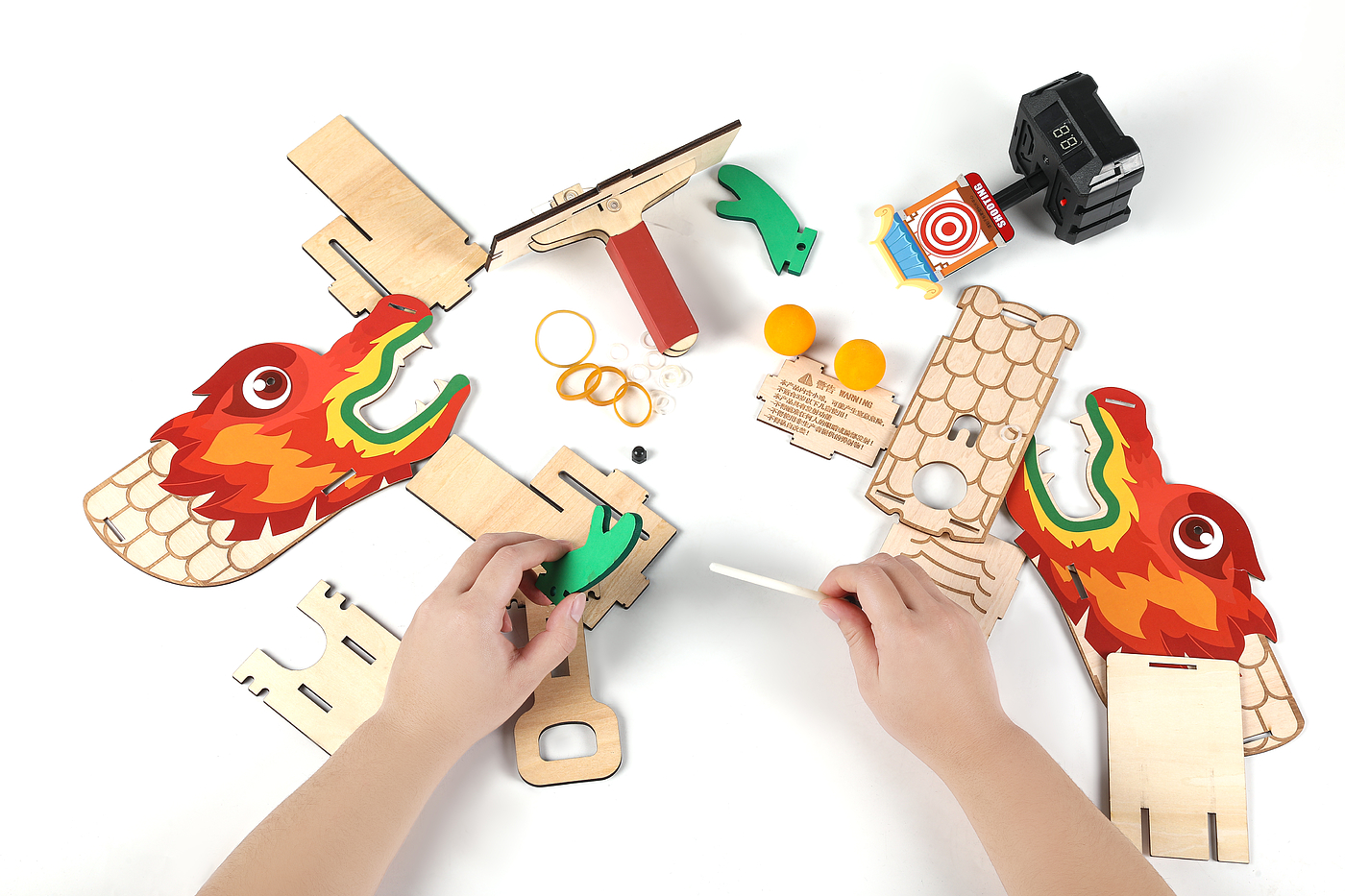 A box of funny，Toys，Loong，Soft bullet gun，