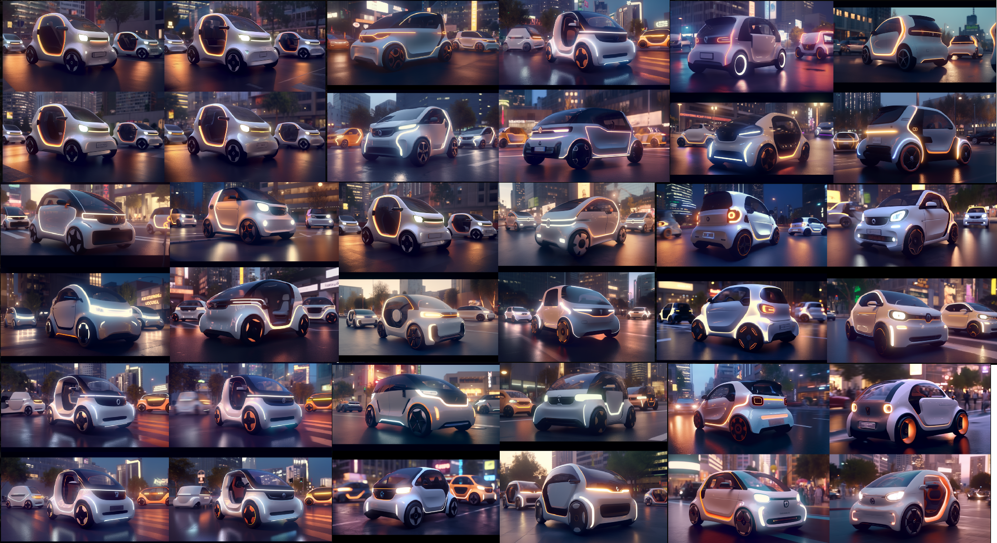 Automobile design，design process ，AI generation，Design case，