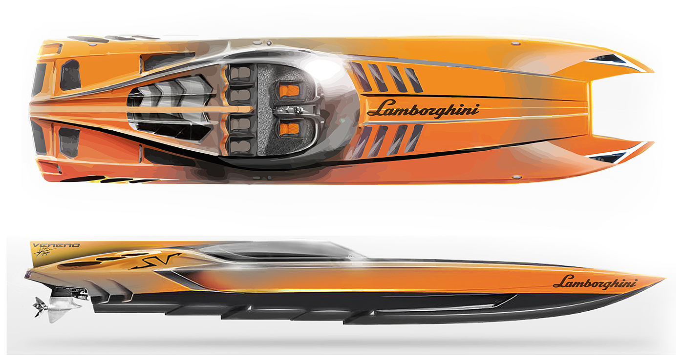 Lamborghini，Electric boat，vehicle，