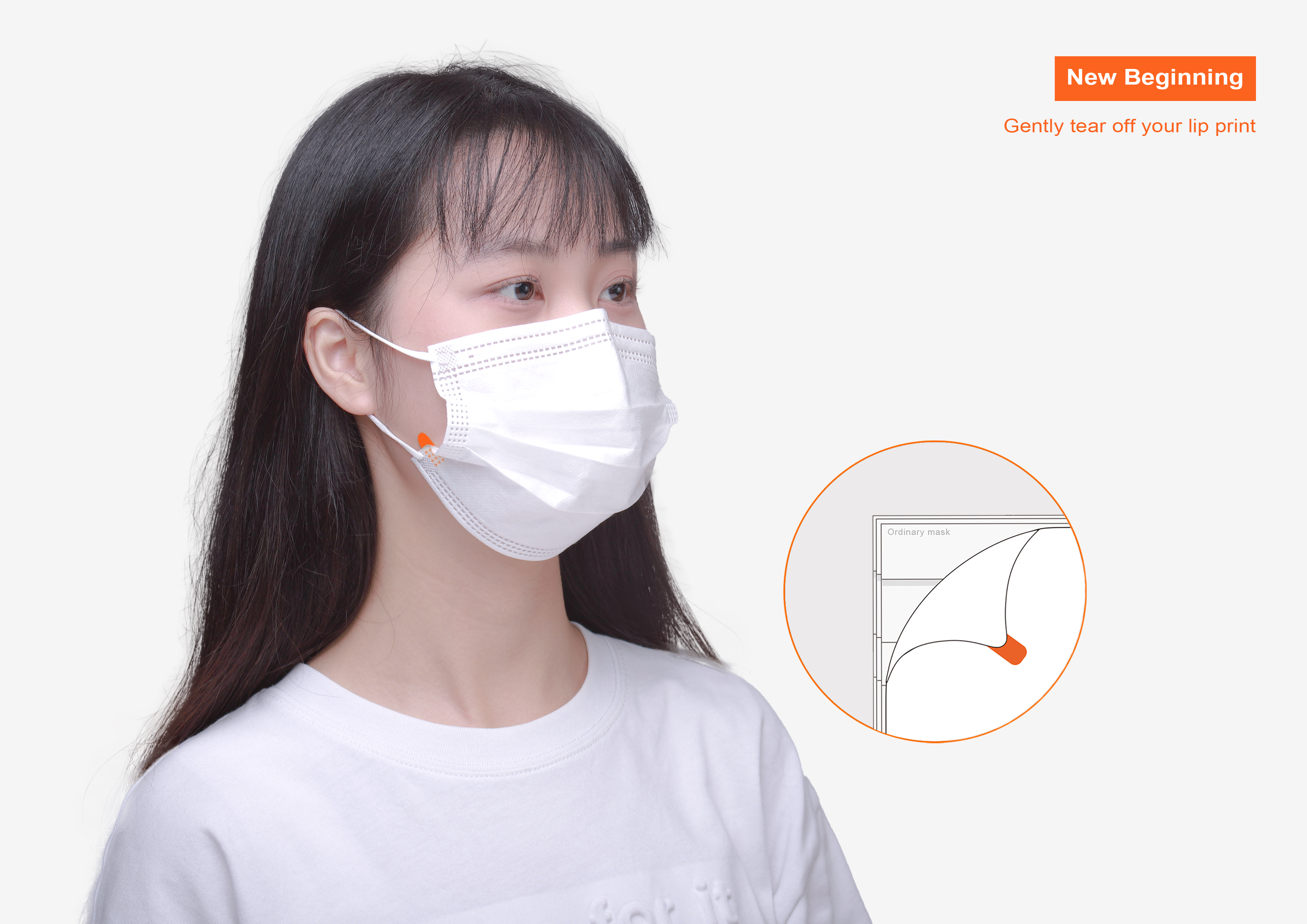 Mask design，female sex，Emotional design，