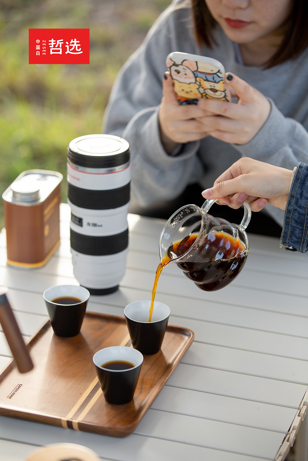 Hand punch，Coffee，suit，ceramics，outdoors，camping，