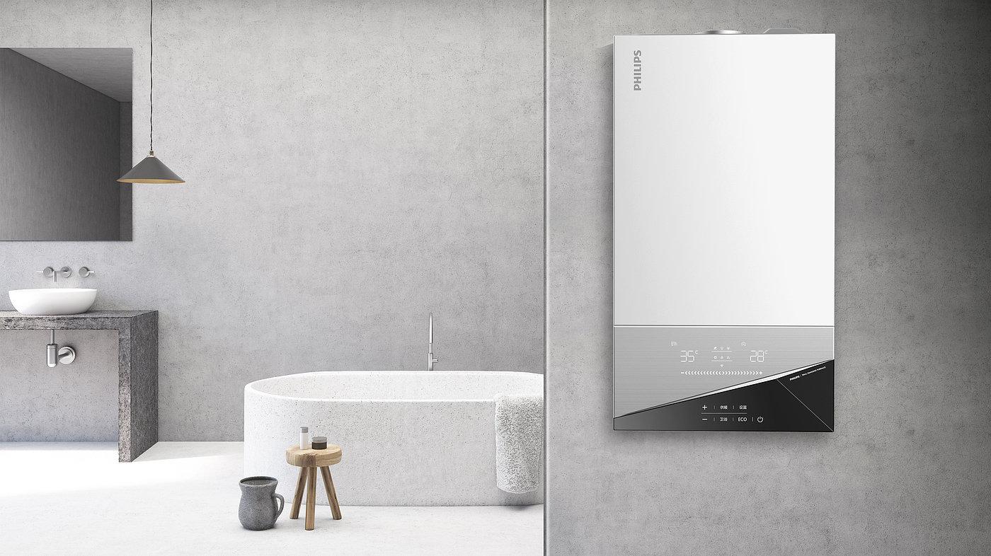 product design，Structural design，industrial design，Appearance design，Wall hanging furnace，Kitchen bathroom，