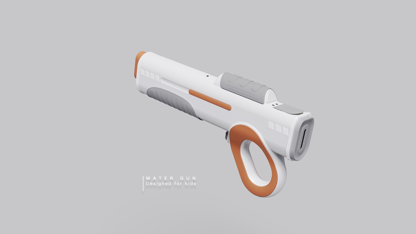 One tree industrial design，Children's Toys，Electric water gun，mideer，