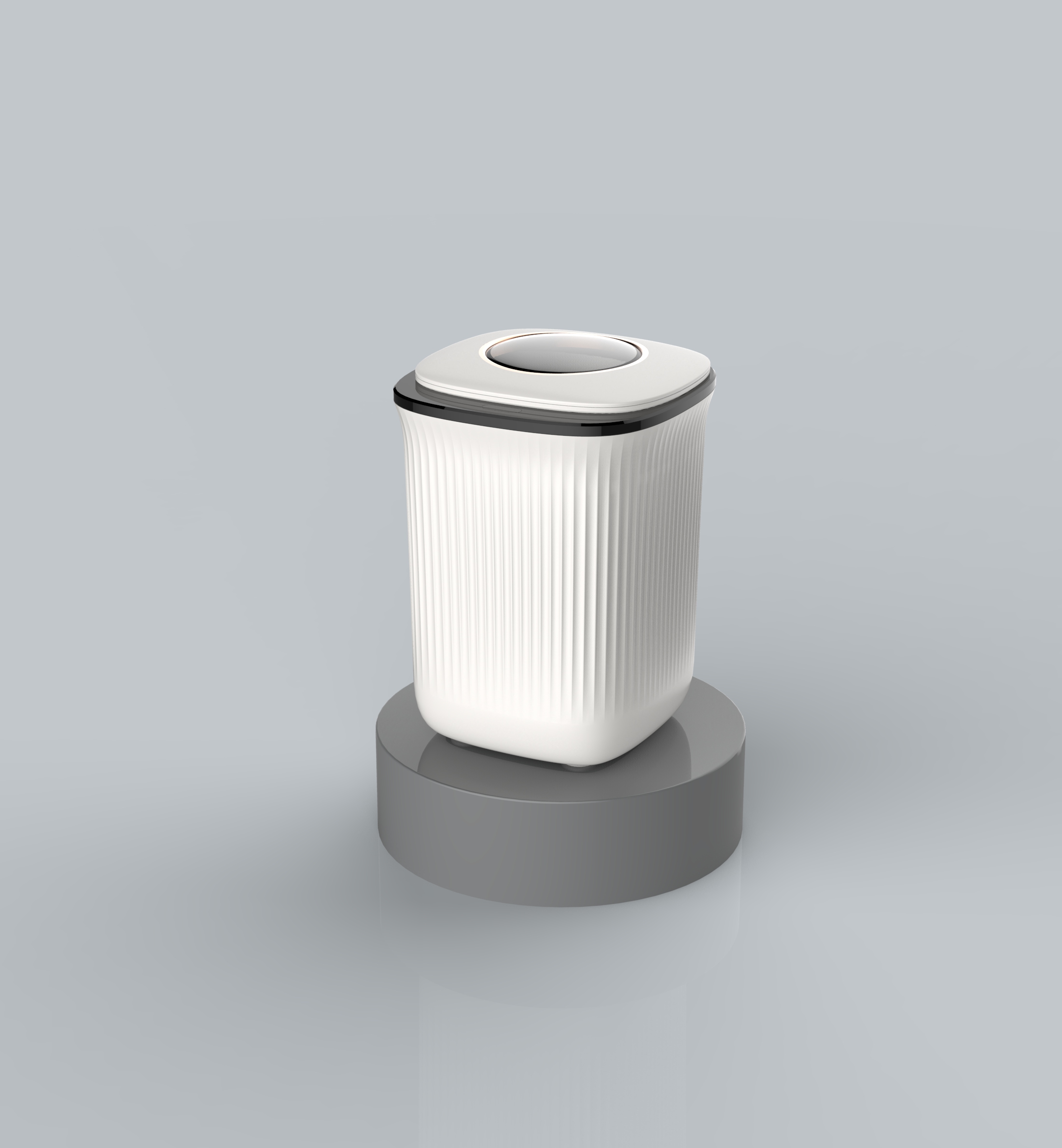 Induction intelligent trash can，
