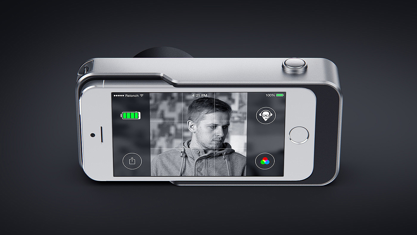 cgi镜头，iPhone相机，Relonch Camera，