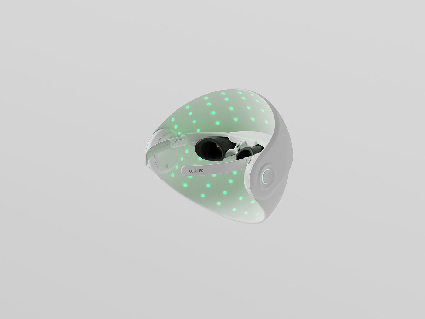 product design，product，cosmetology，Beauty makeup，industrial design，ledmask，