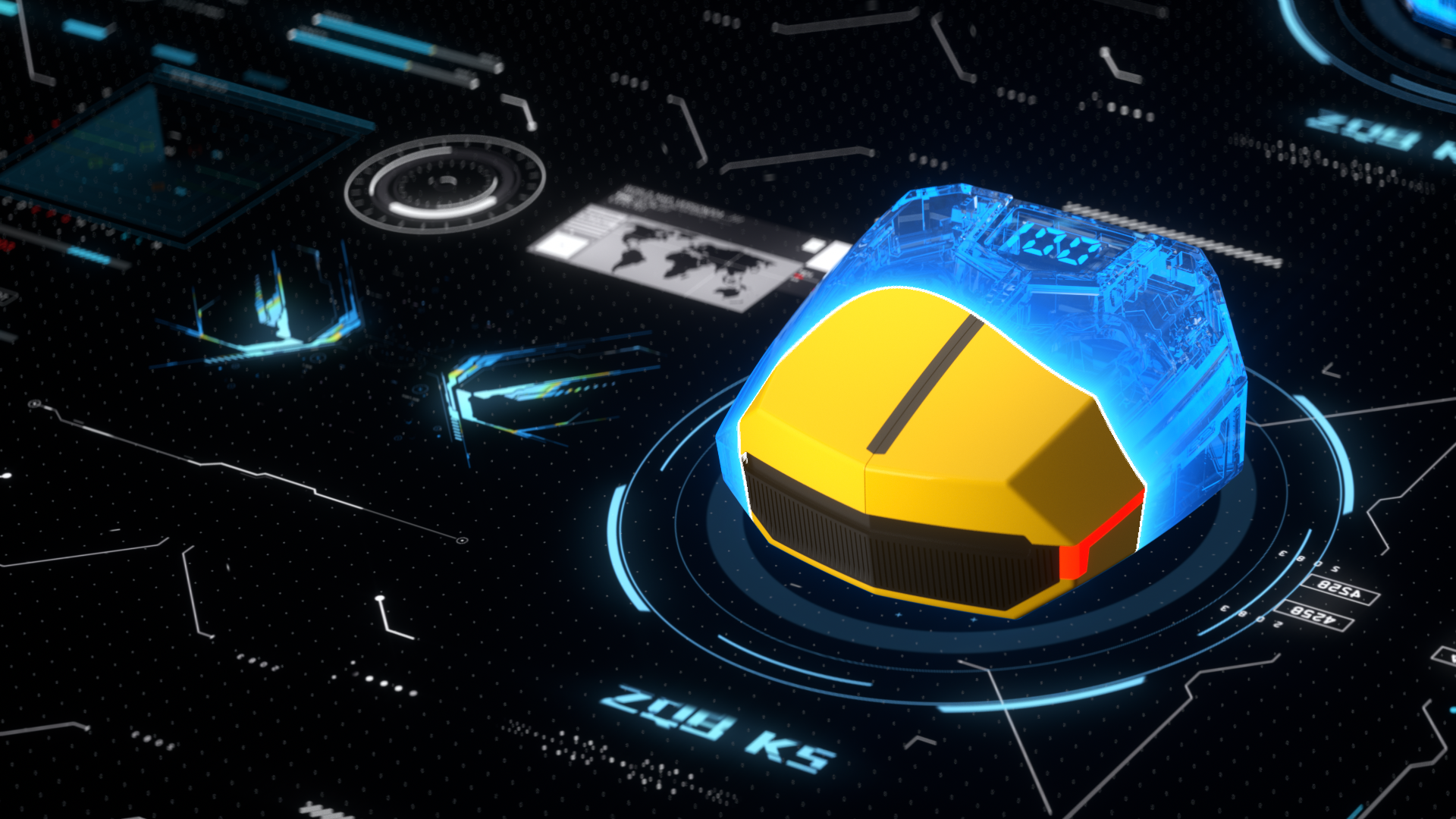 Bluetooth headset，Product video，dynamic design ，CG video，