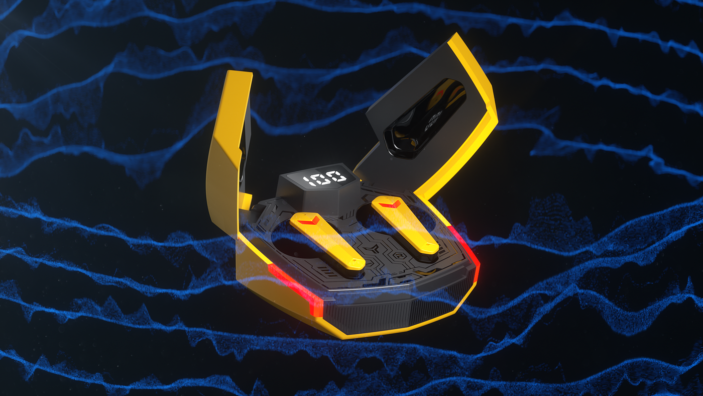 Bluetooth headset，Product video，dynamic design ，CG video，