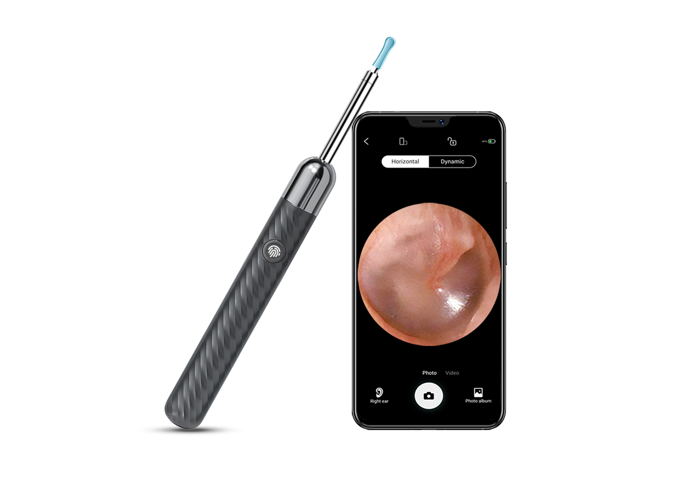 Genting Design Teamed up with Sulang Technology，Good Design Joins Together with Good Channels，Achievement of good design，Ear cleaning，Minimal texture，Ear canal cleaning/visibility，Endoscope，Visual ear scoop，