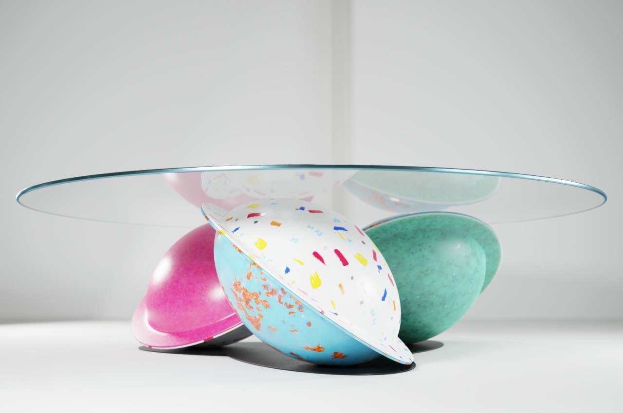 furniture，Coffee table，candy，ufo，