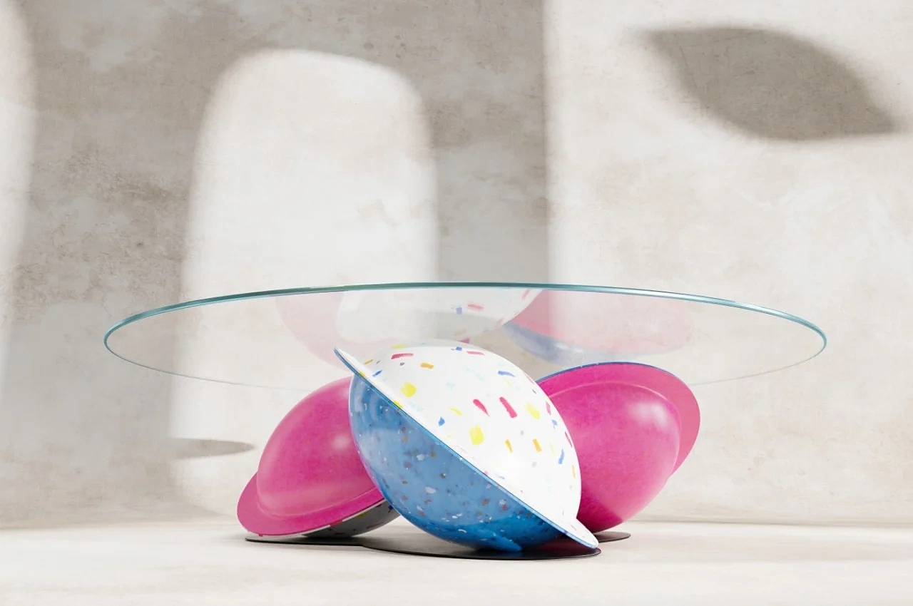 furniture，Coffee table，candy，ufo，