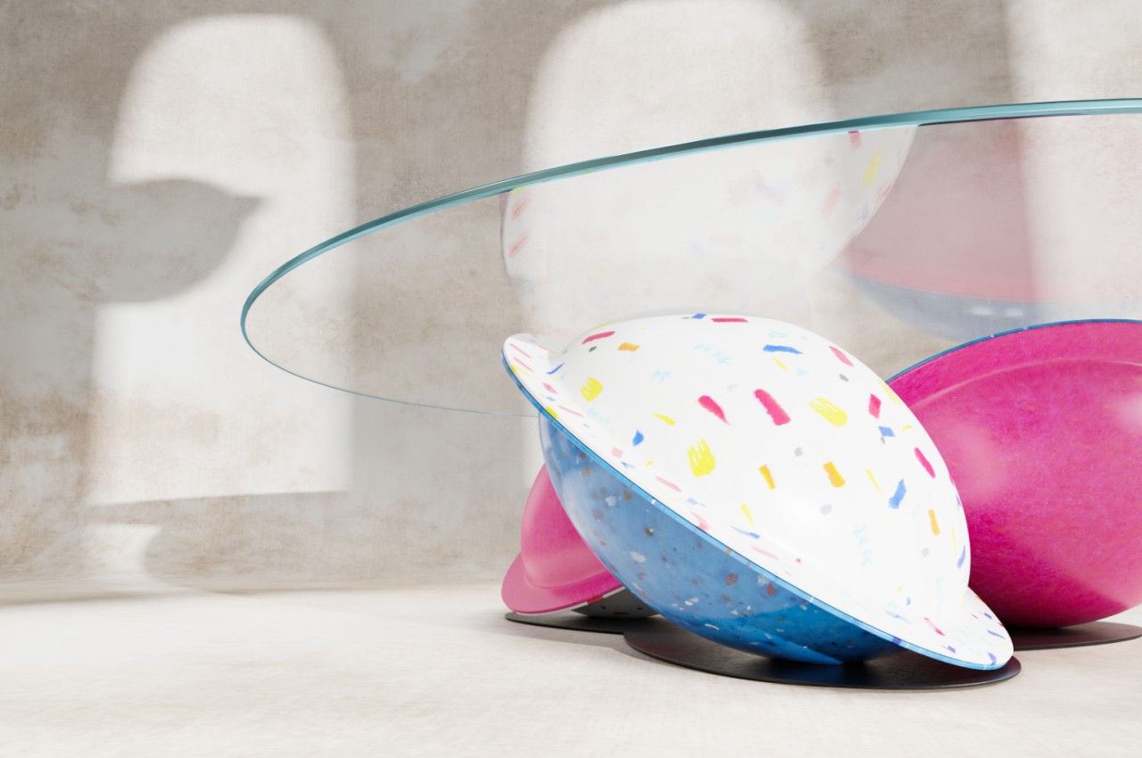 furniture，Coffee table，candy，ufo，