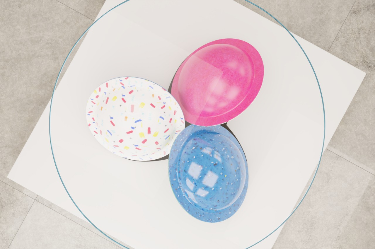 furniture，Coffee table，candy，ufo，