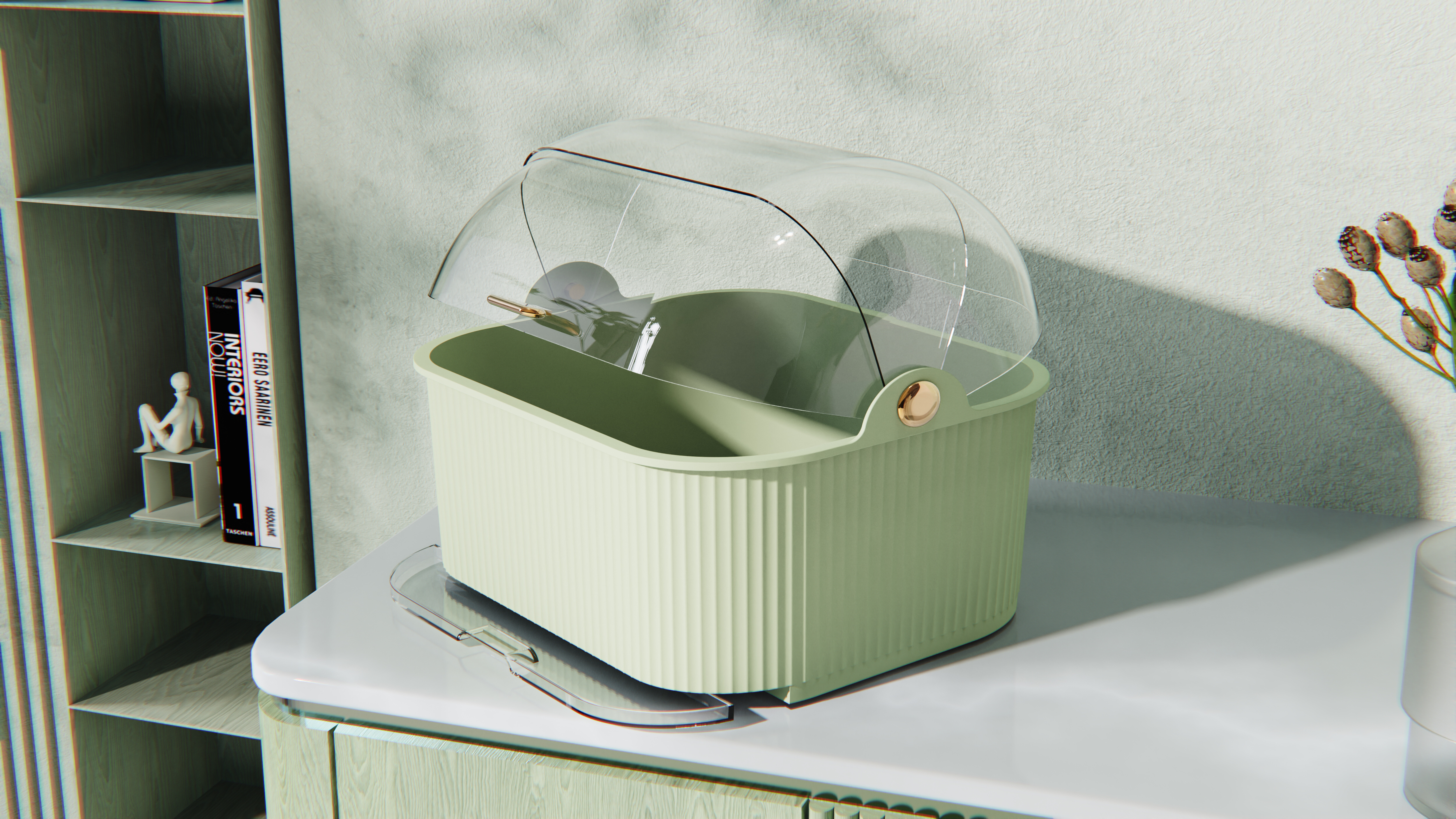 Bowl and chopsticks storage box，cupboard，