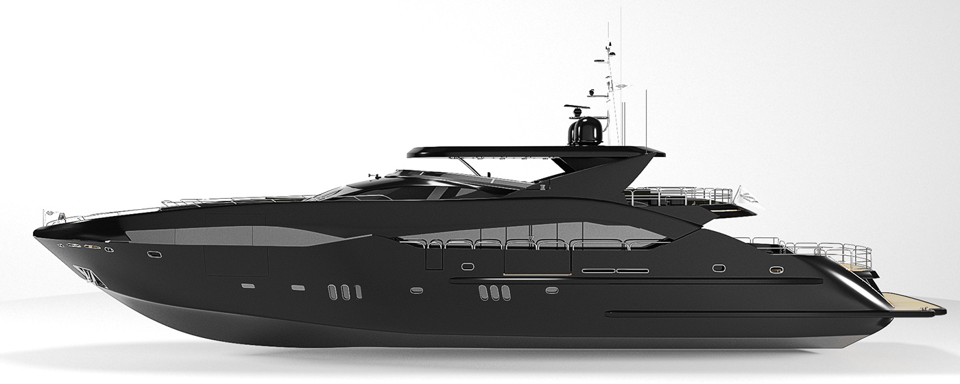 yacht，3D model，superyacht，