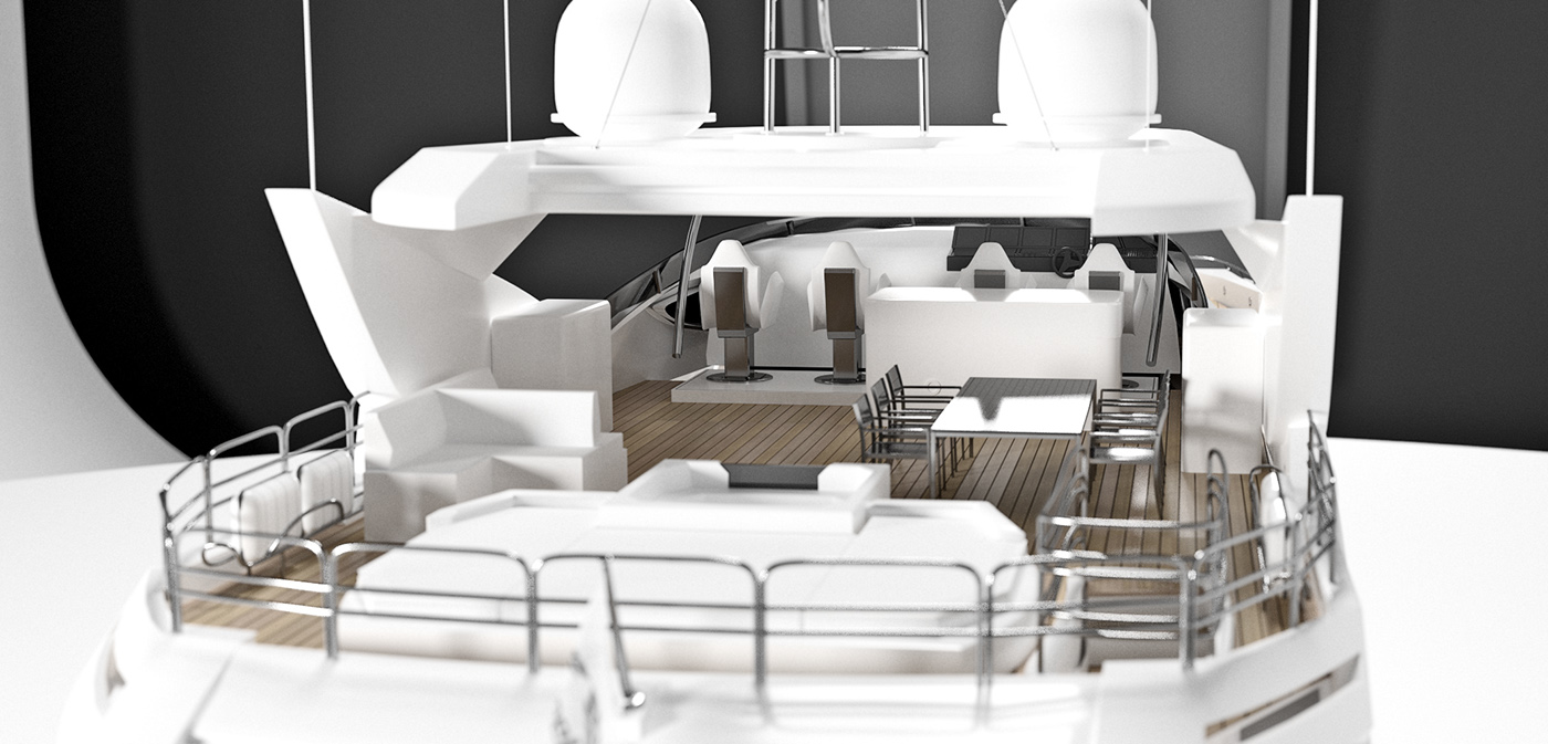 yacht，3D model，superyacht，