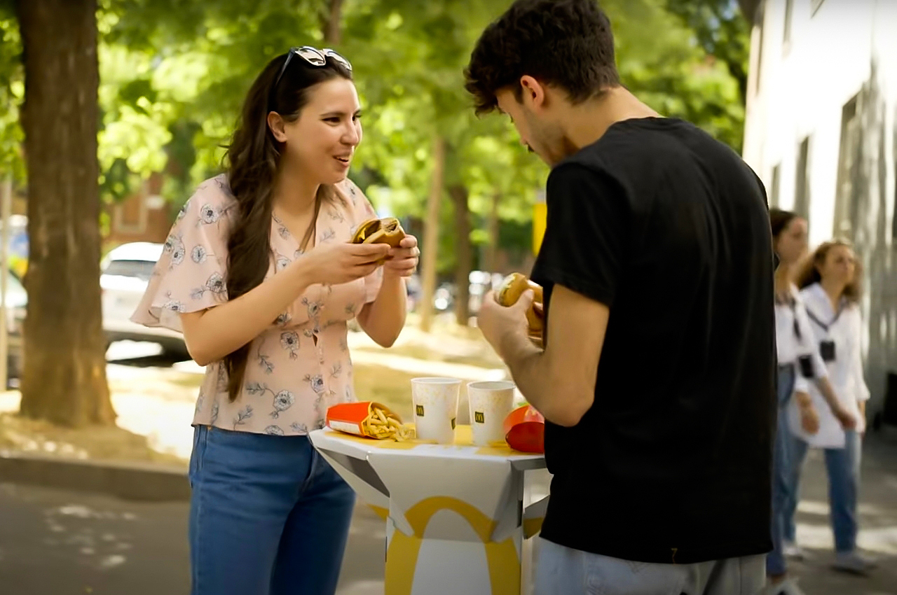 TableBag，McDonald's，takeaway bag，packing，