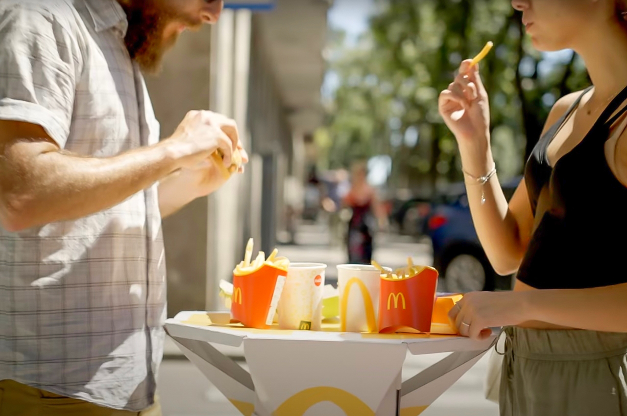 TableBag，McDonald's，takeaway bag，packing，