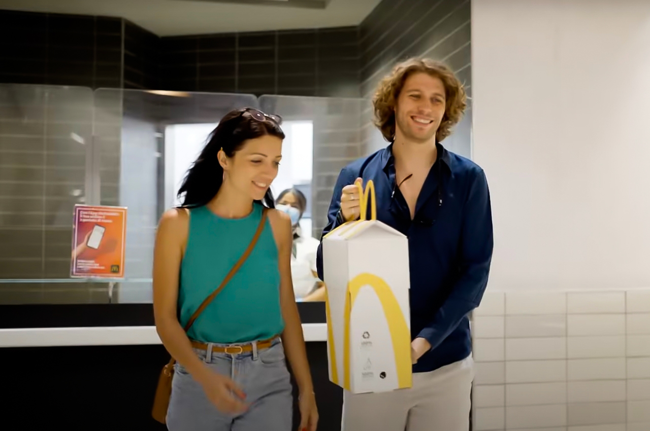 TableBag，McDonald's，takeaway bag，packing，