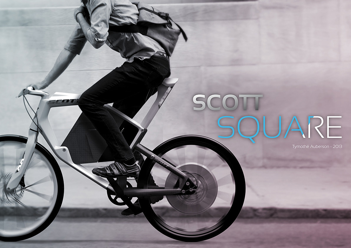 自行车，Scott Square，多用途，娱乐，送货，电动巡航，