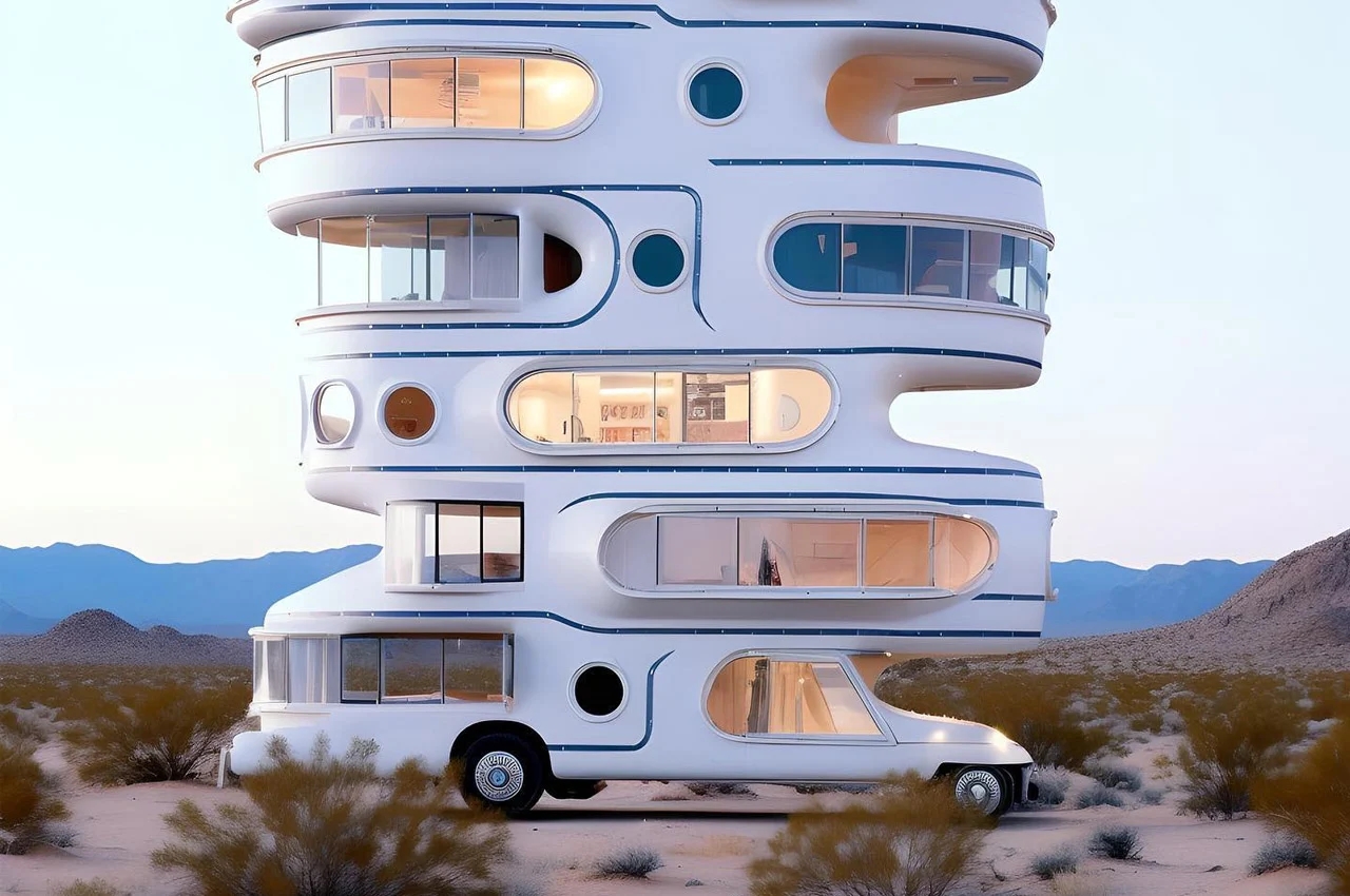 vehicle，Touring car，multi-storey，