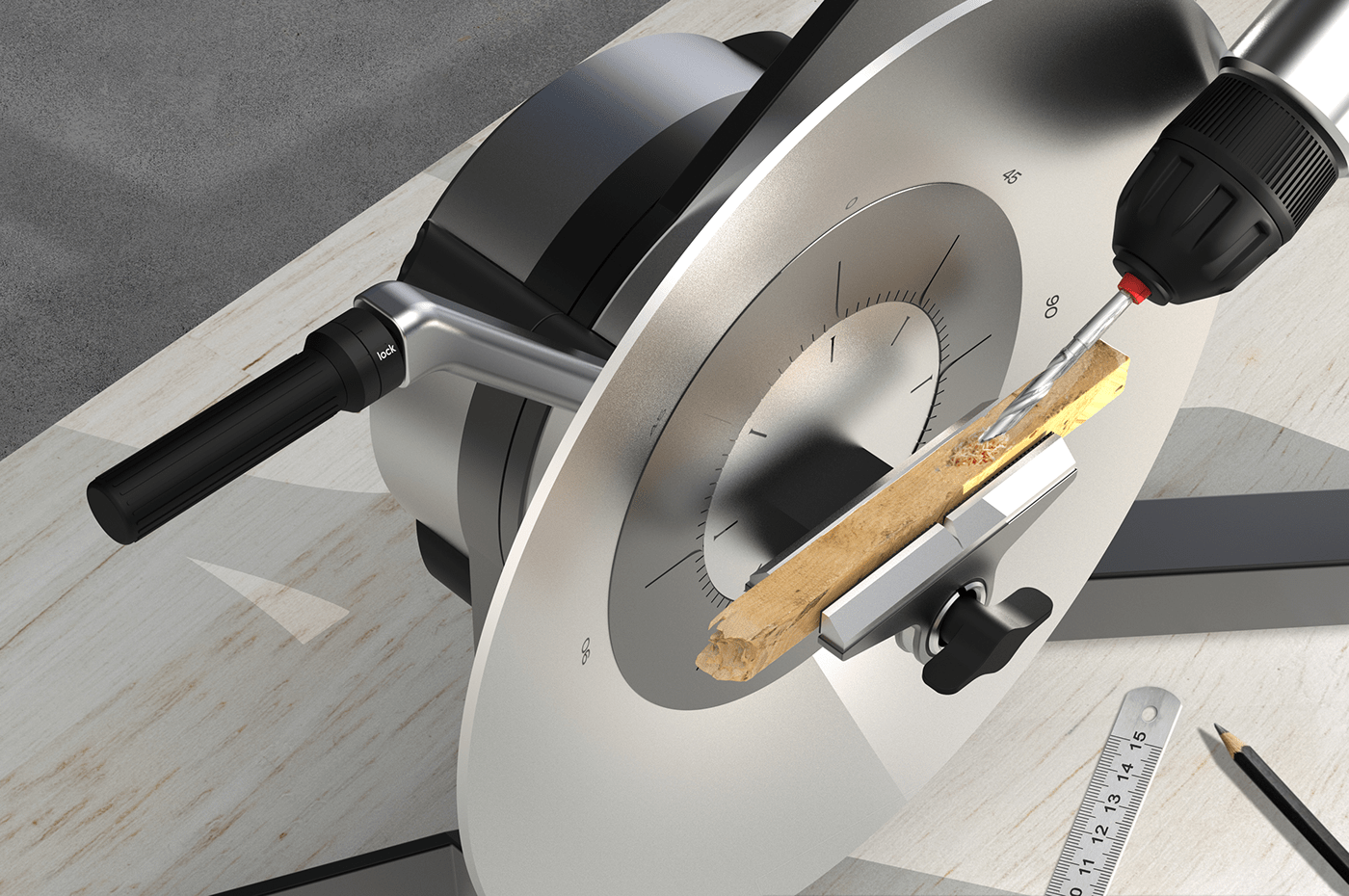 Drilling rig，3d，Model，