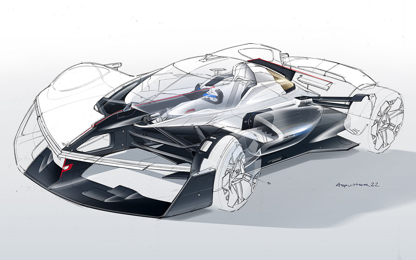 automobile，Sports car，sketch，