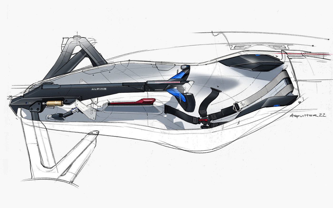 automobile，Sports car，sketch，