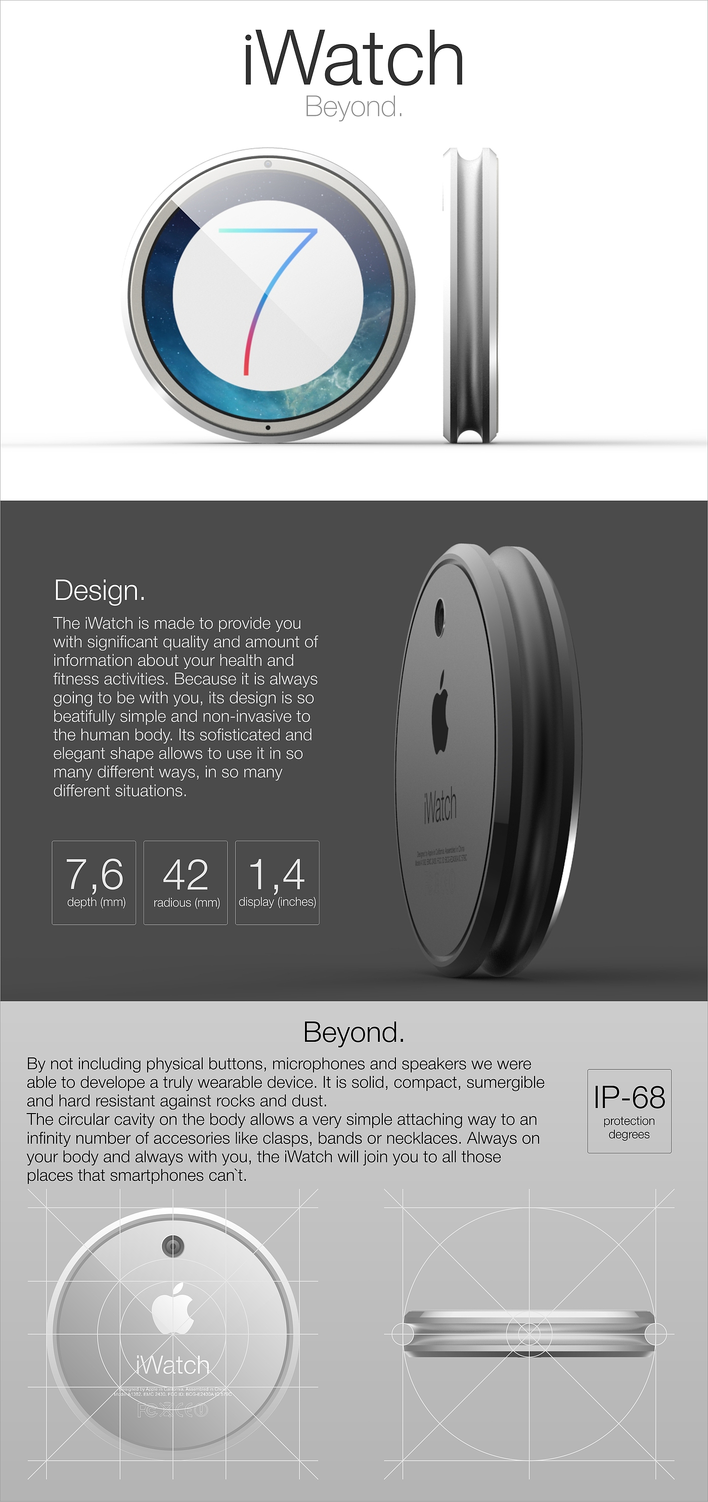 Apple iWatch，Wrist watch，intelligence，Electronic equipment，