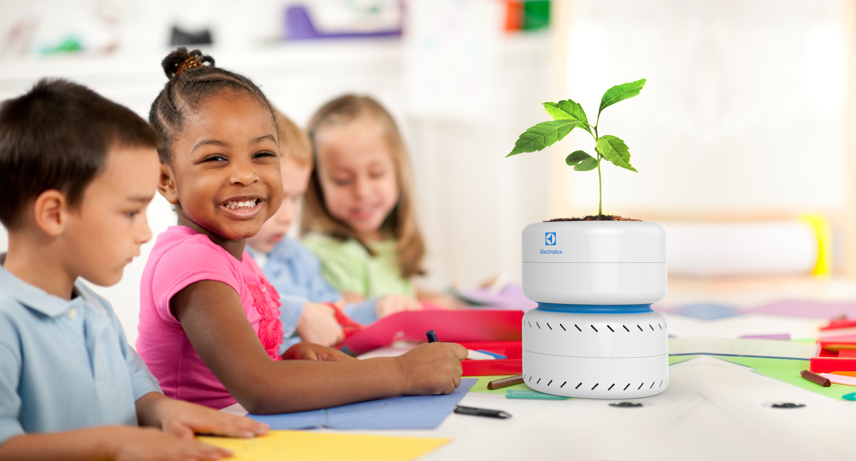 air cleaner，electrolux，white，