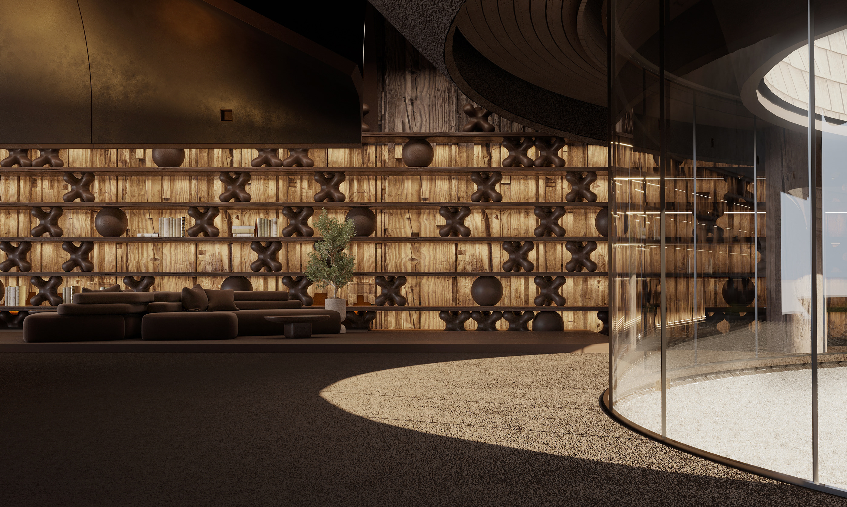 Architecture，Interior design，Karpaty，Architectural visualization，