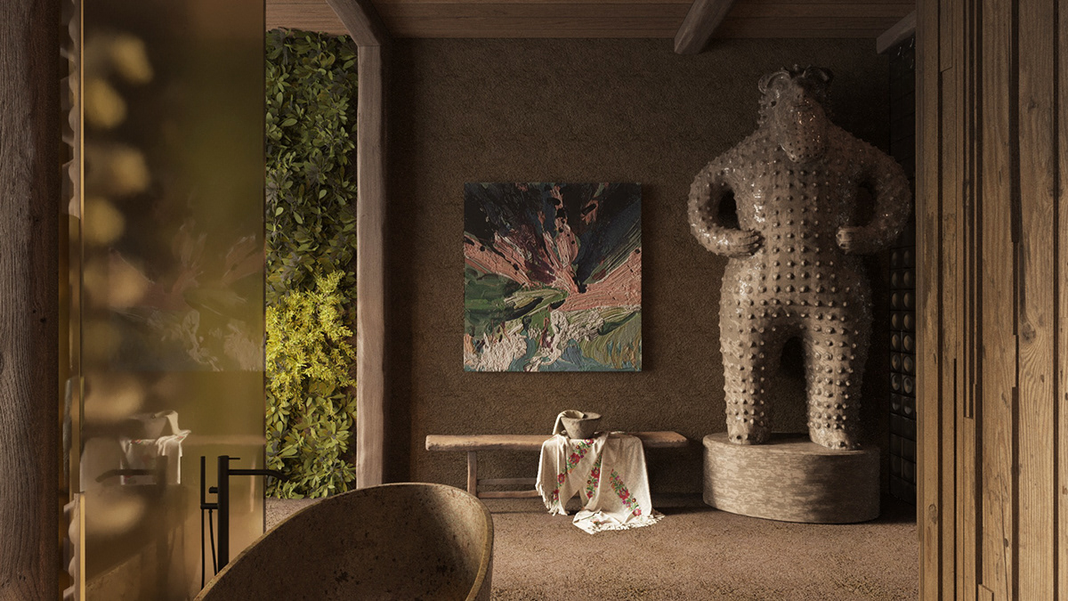 Architecture，Interior design，Karpaty，Architectural visualization，