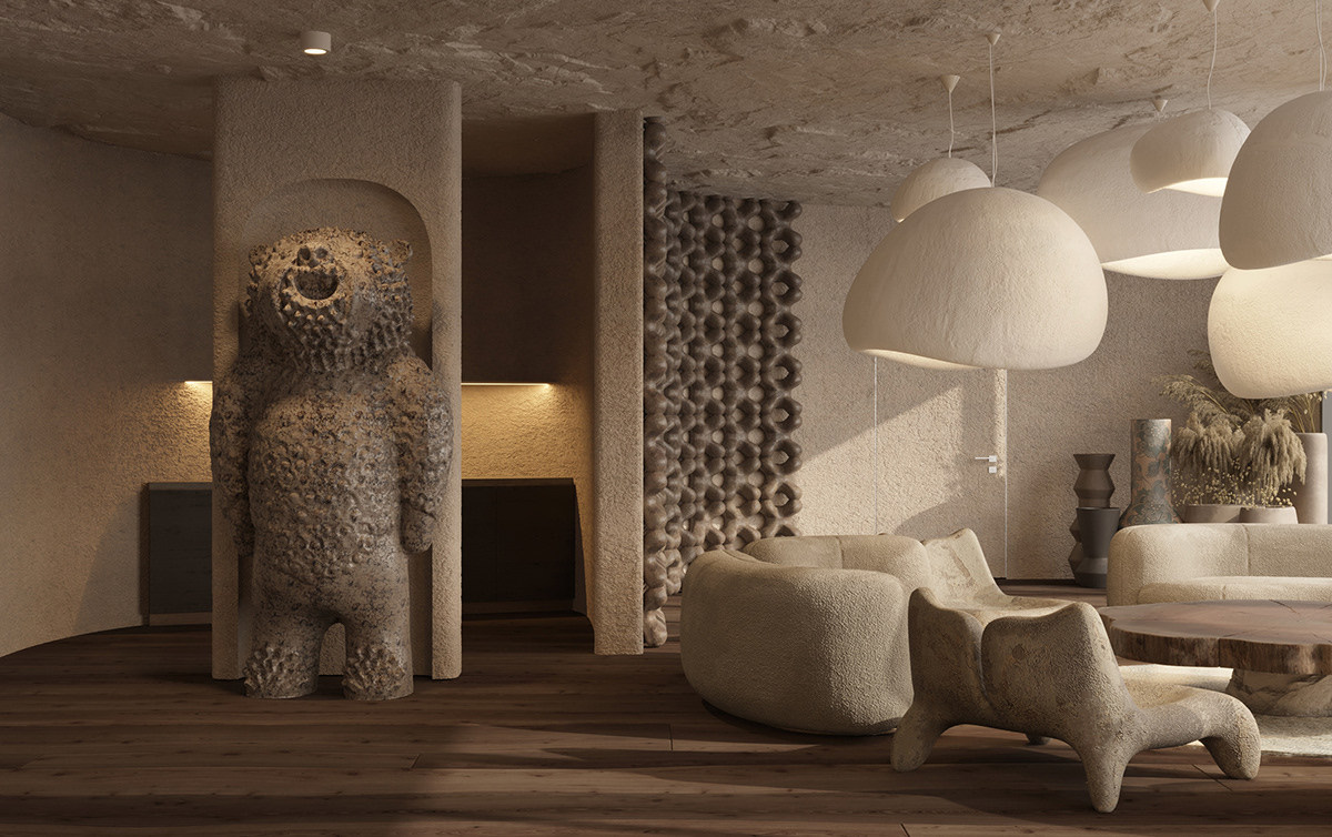 Architecture，Interior design，Karpaty，Architectural visualization，