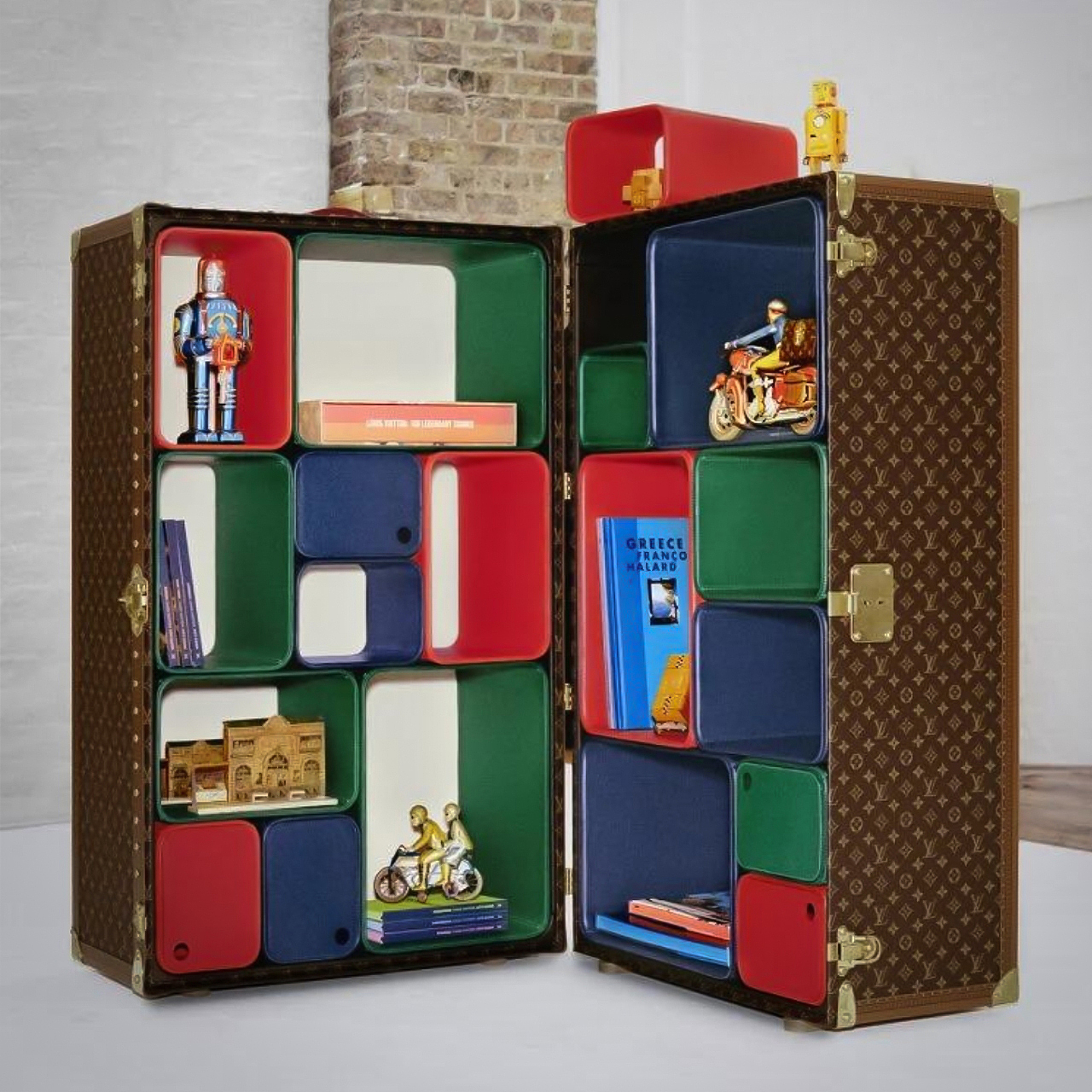 Louis Vuitton，Louis Vuitton，trunk，Storage box，