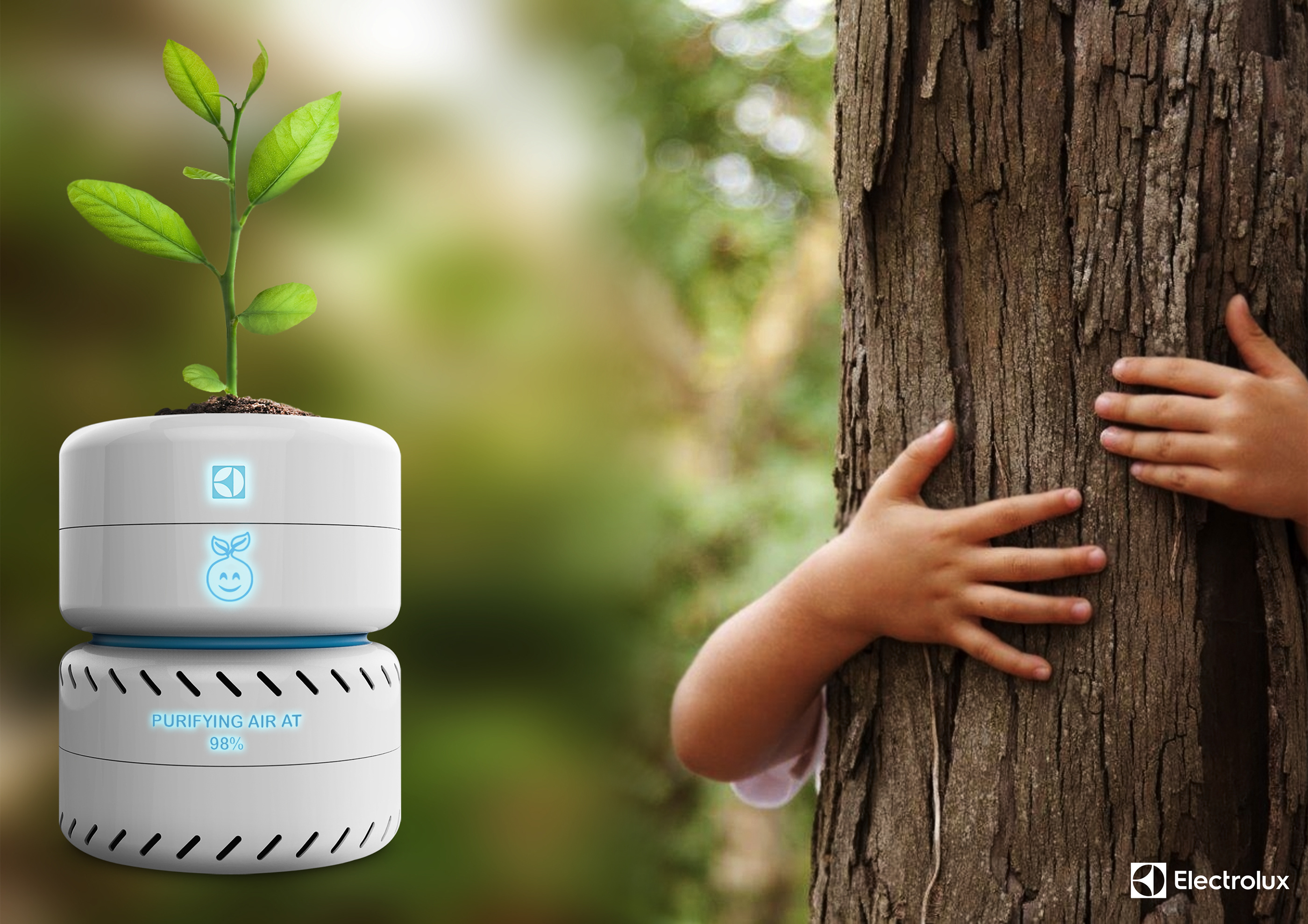 air cleaner，electrolux，white，