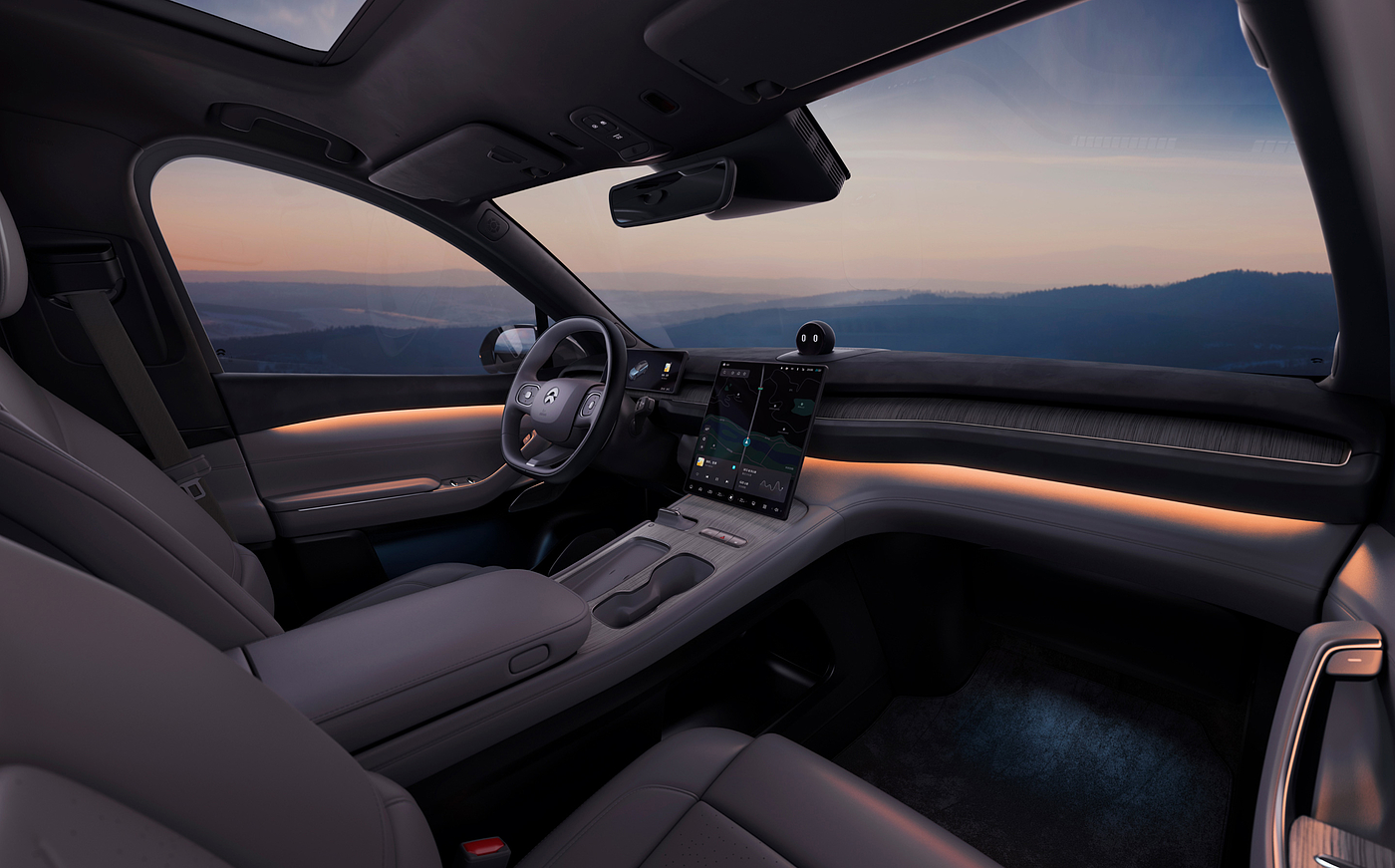 ES7，Interior design，Automobile design，ArtCenter，ACCD，
