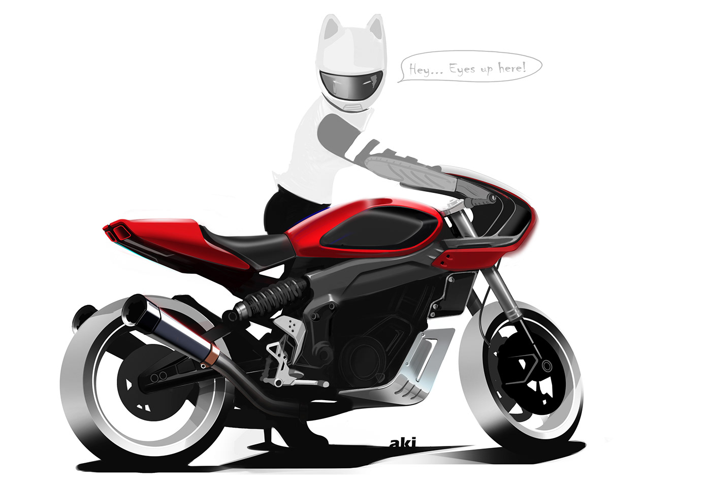 motorcycle，Sketch，locomotive，