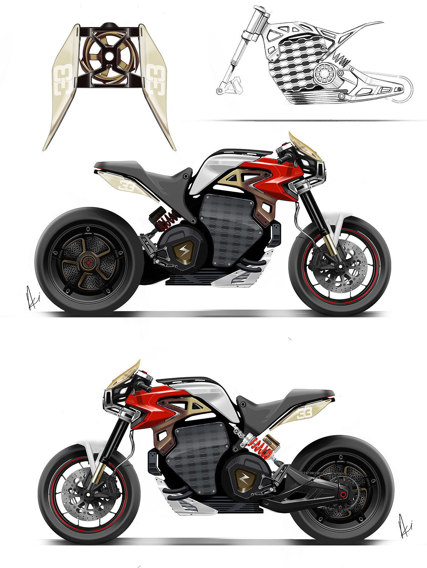 motorcycle，Sketch，locomotive，