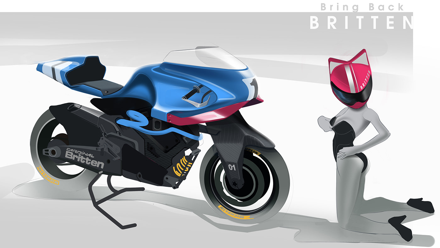 motorcycle，Sketch，locomotive，