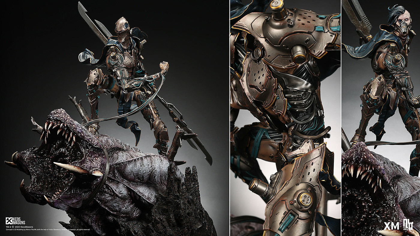 knight，robot，Futurism，