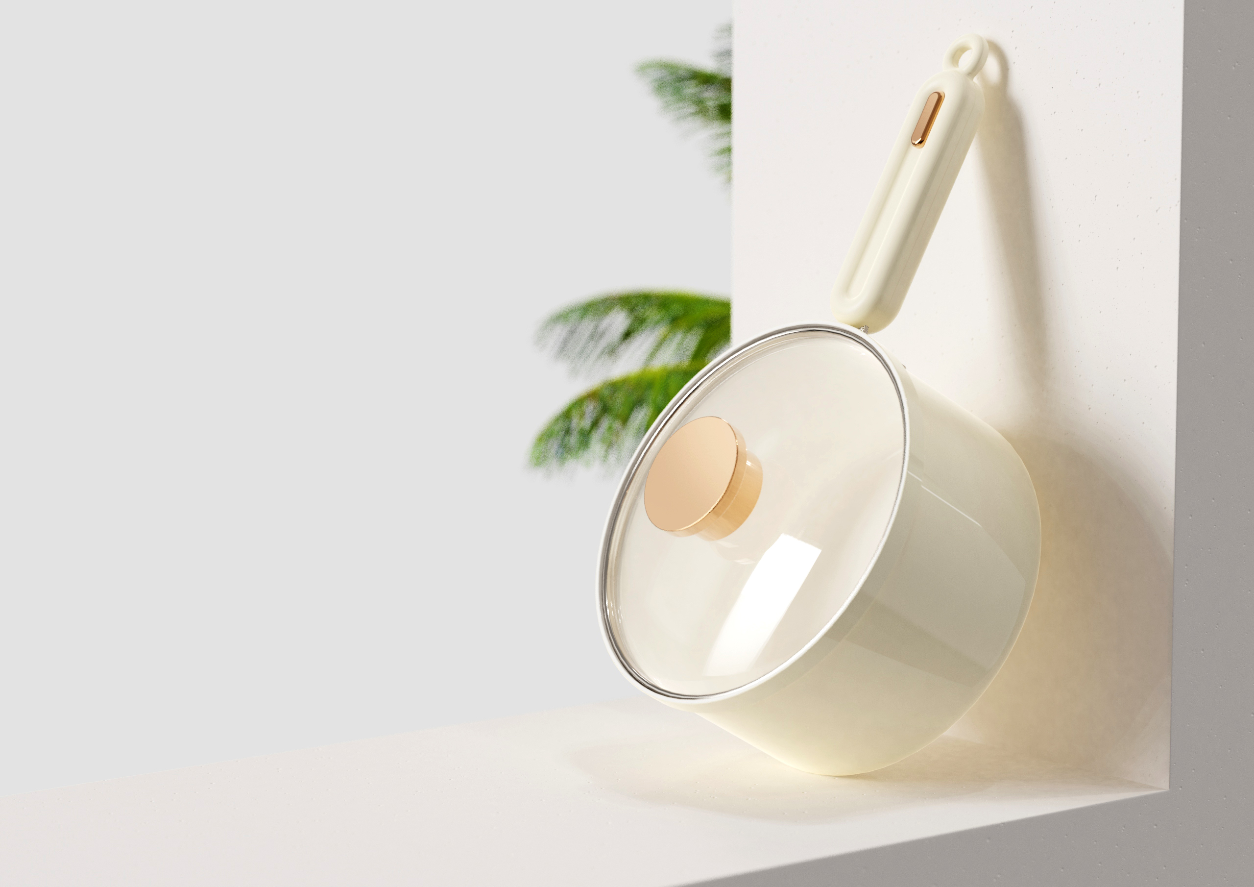 Khaki, round, warm，