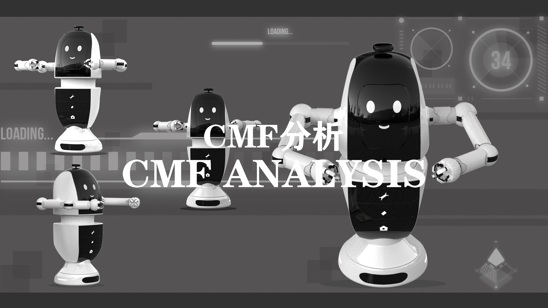 AI intelligent robot，product design，interactive，Service robot，