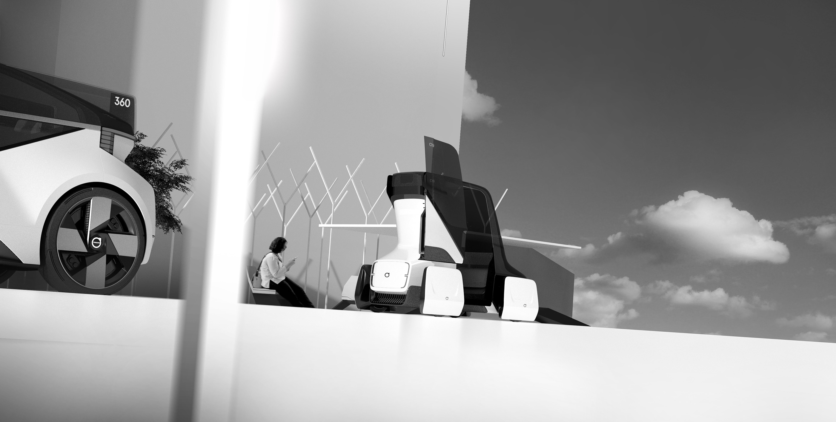 CONCEPT DESIGN，cardesign，volvo，volvodesign，conceptcardesign，cardesignsketch，Automobile design，Volvo，