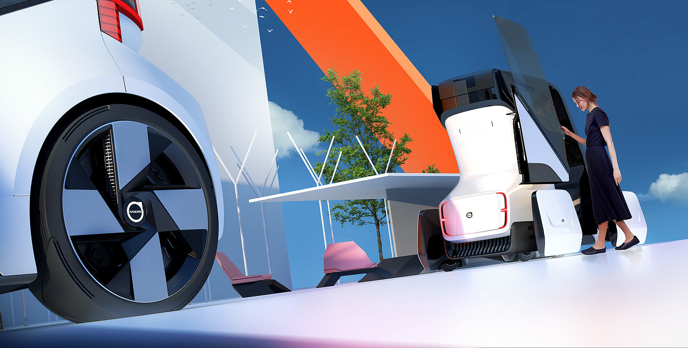 CONCEPT DESIGN，cardesign，volvo，volvodesign，conceptcardesign，cardesignsketch，Automobile design，Volvo，