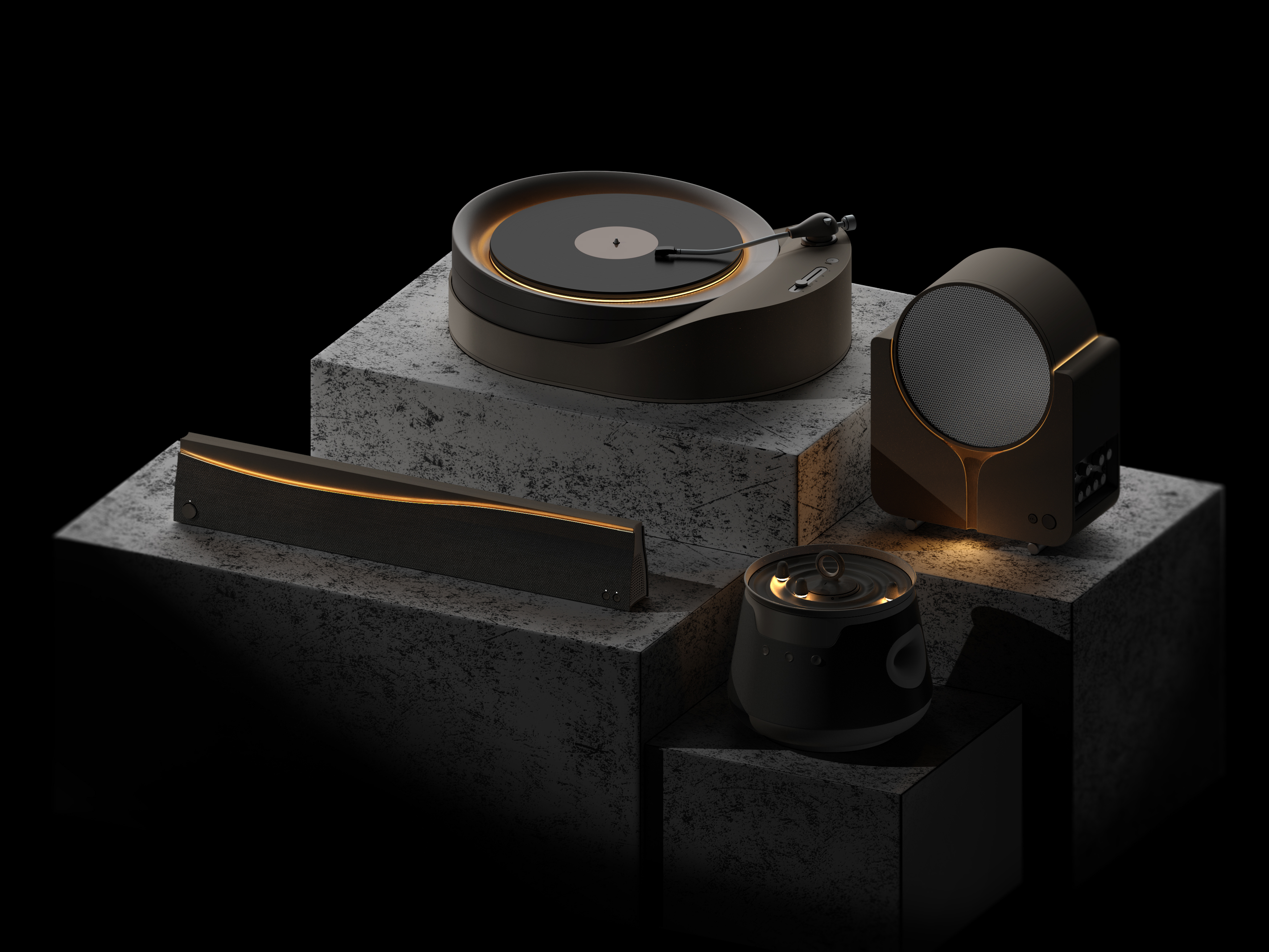 industrial design，Design，product，loudspeaker box，Soil，