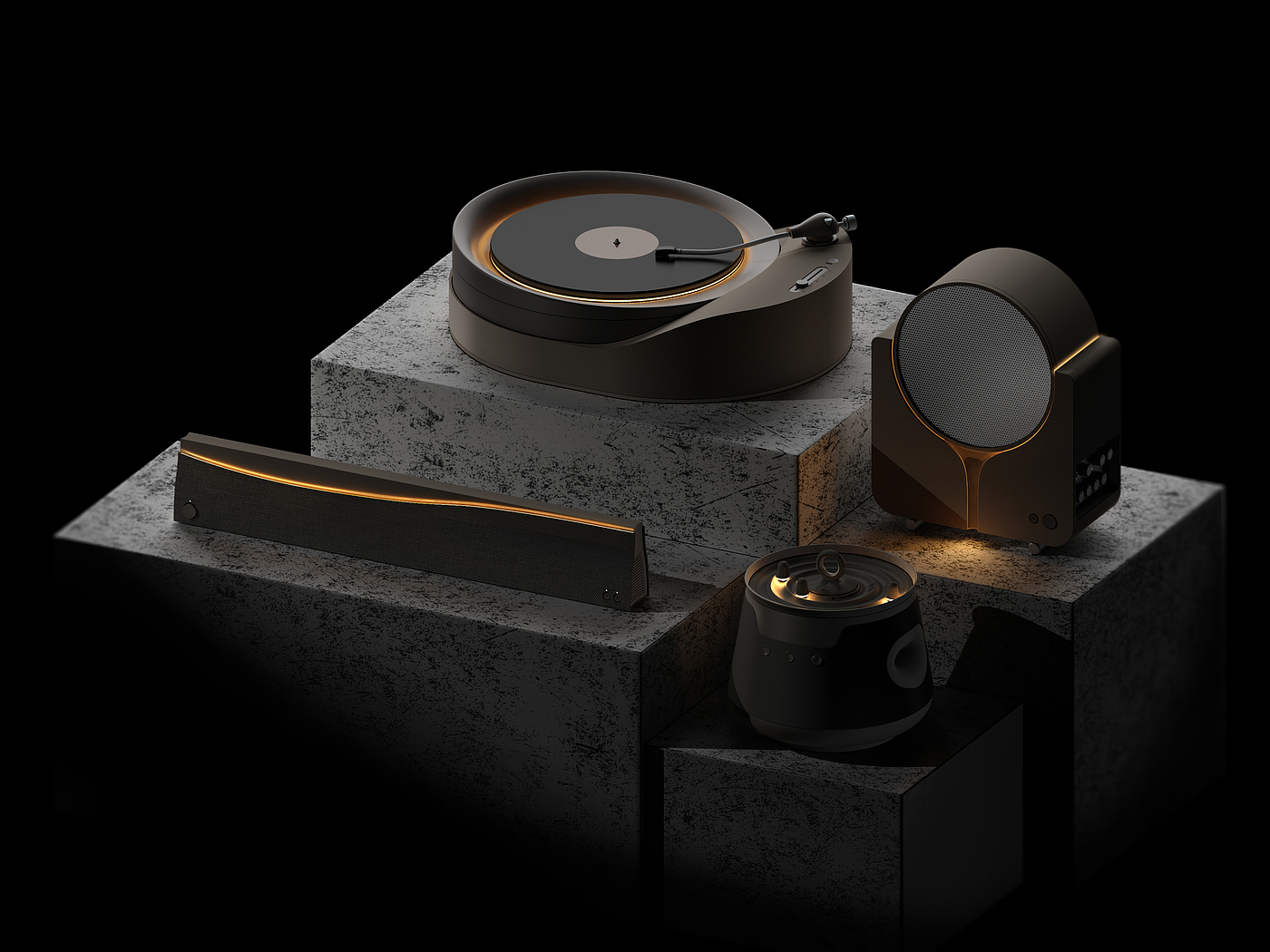 industrial design，Design，product，loudspeaker box，Soil，