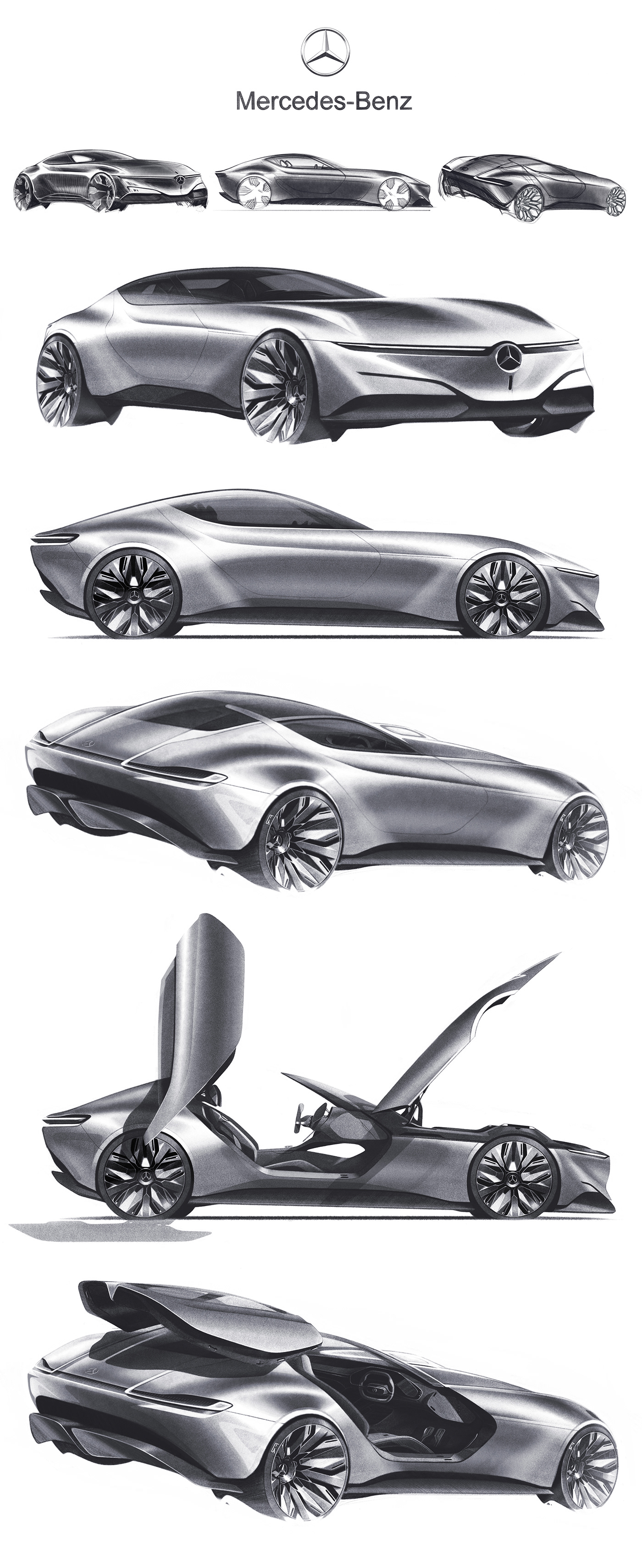 vehicle，Car，vehicle，Benz，industrial design，drawing，